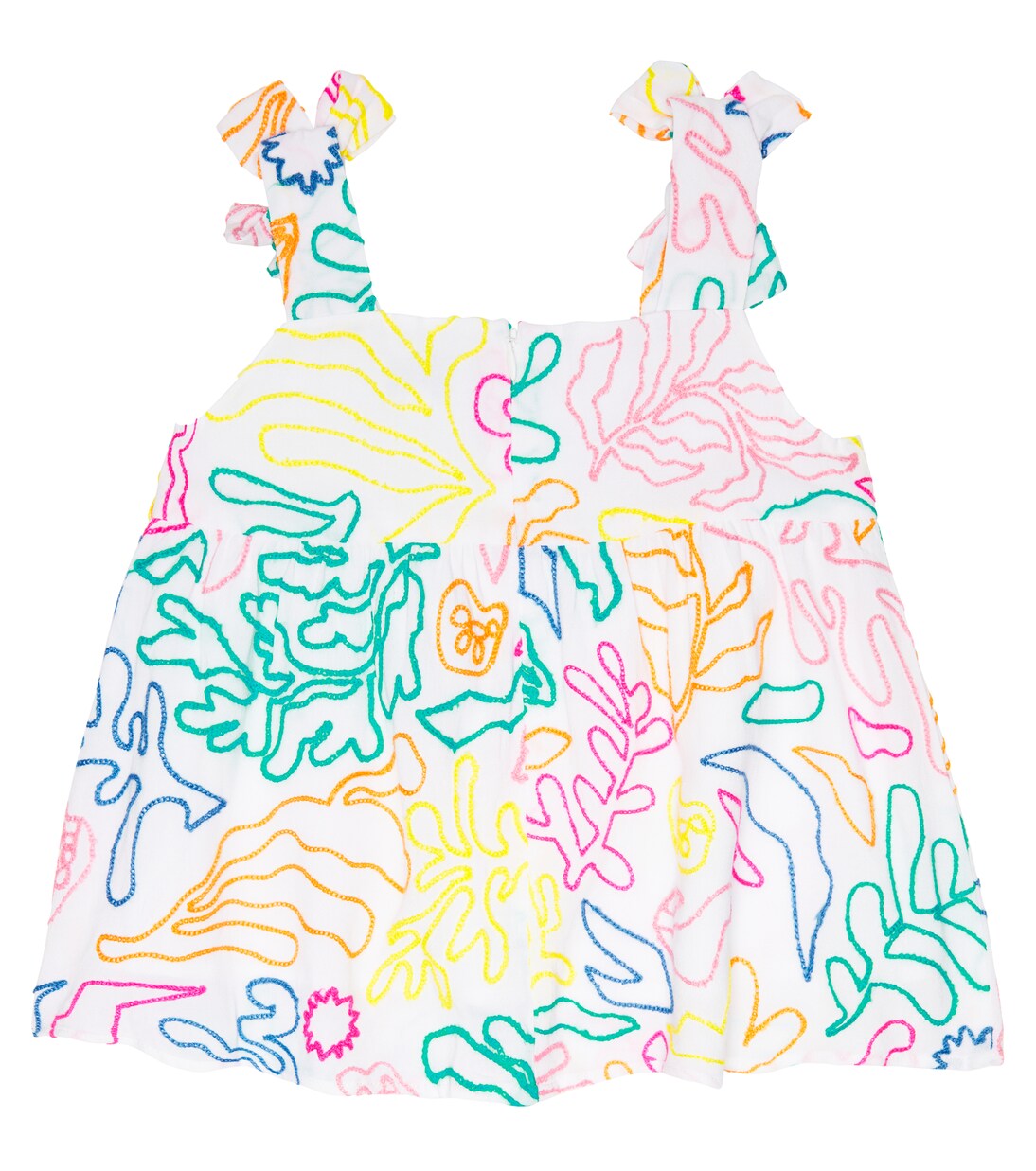 Embroidered cotton and linen top | Marc Jacobs Kids