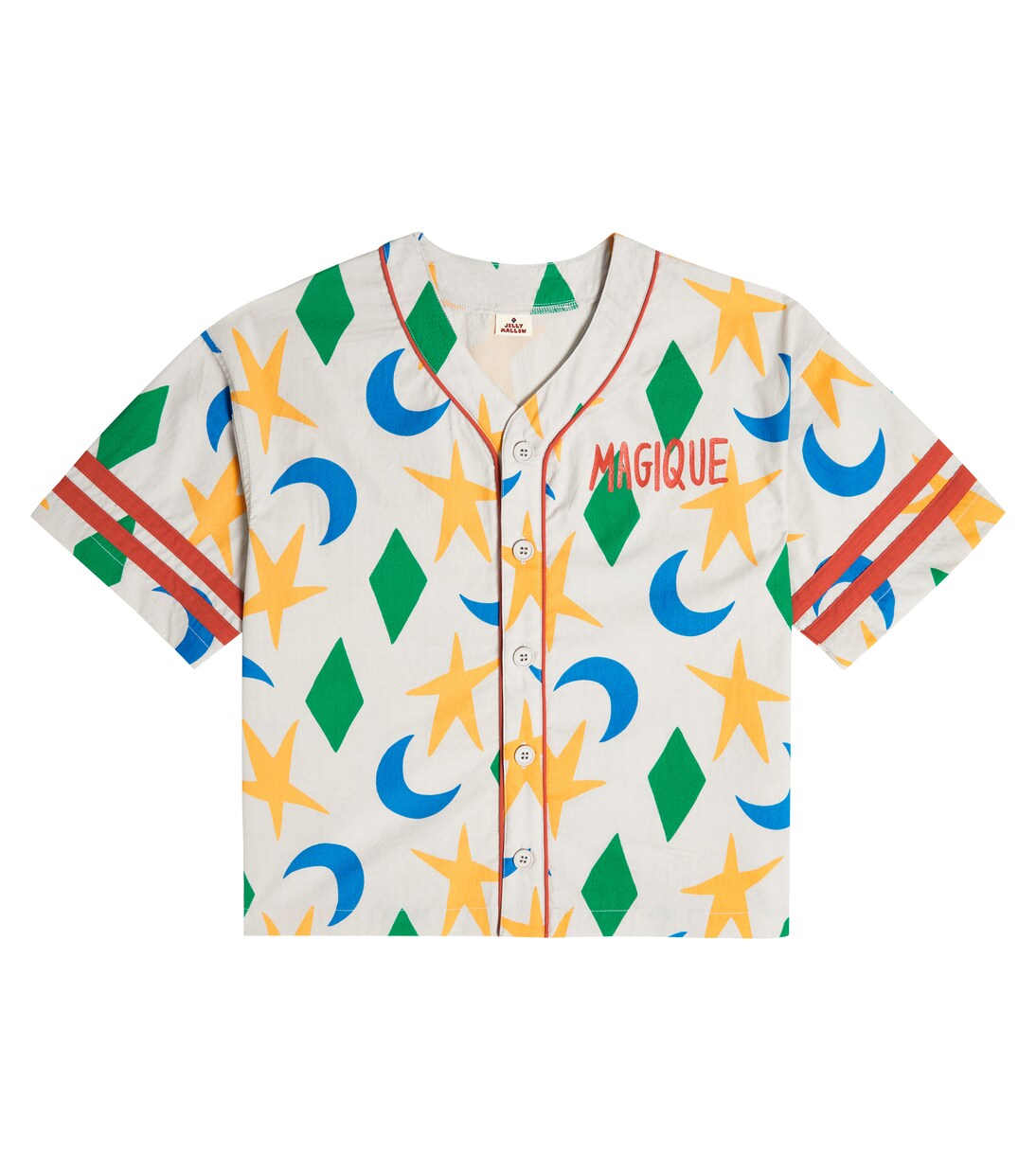 Magique cotton-blend bowling shirt | Jellymallow