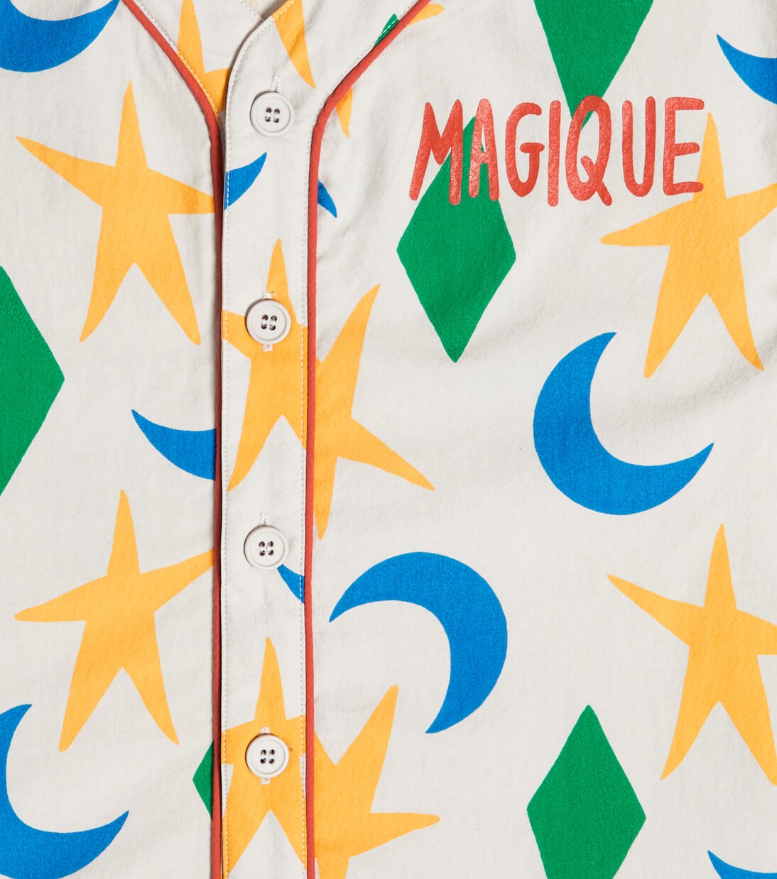 Magique cotton-blend bowling shirt | Jellymallow