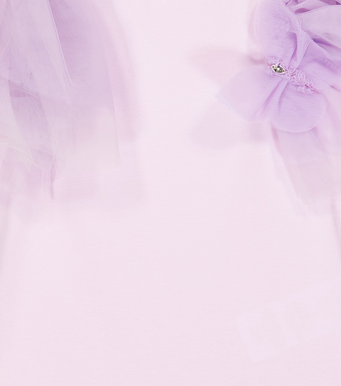 Tulle cotton T-shirt | Monnalisa