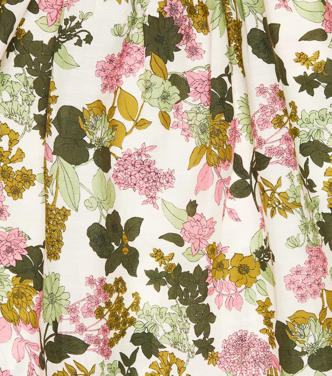 Arletty floral linen and cotton dress | Bonpoint