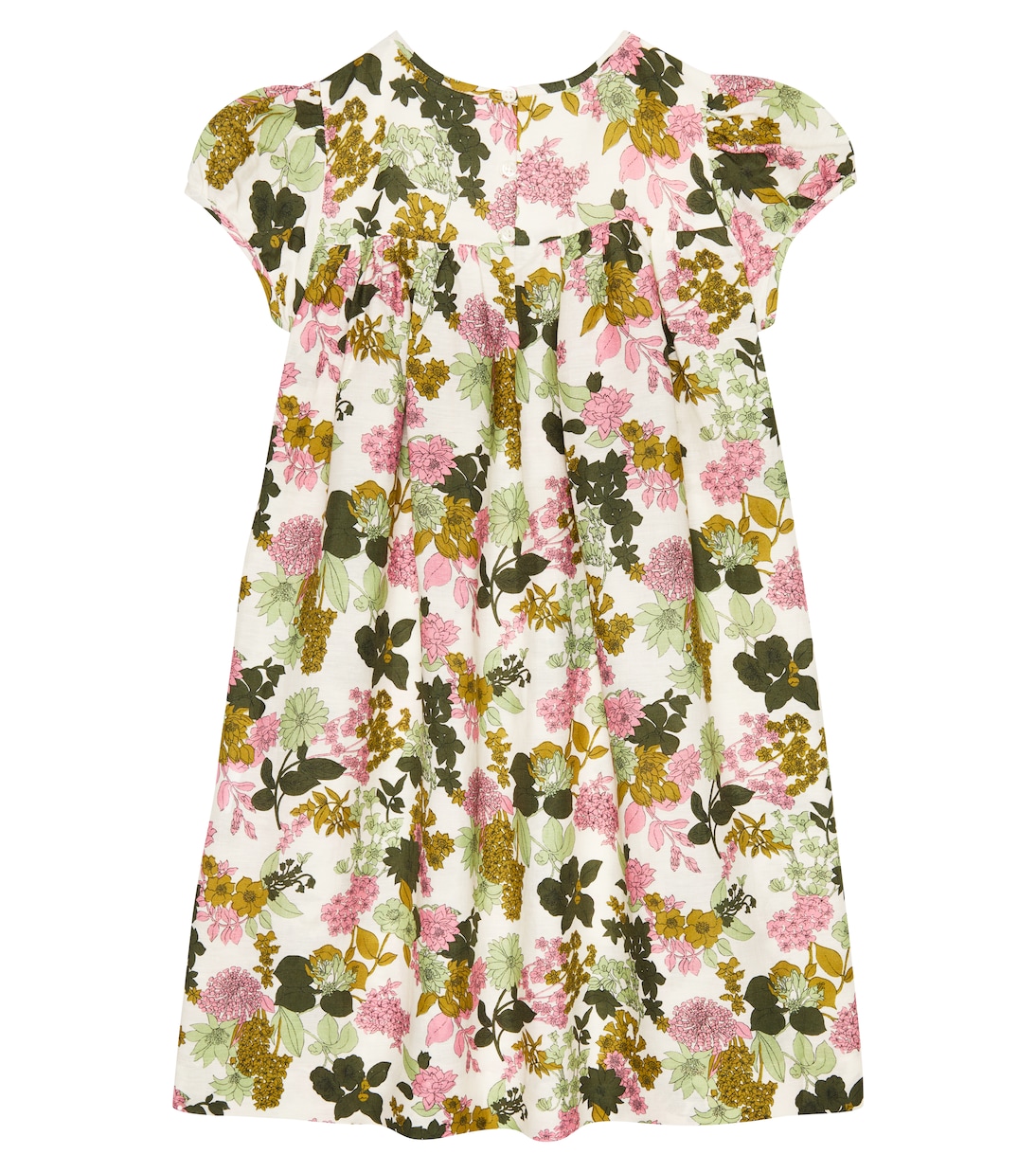 Arletty floral linen and cotton dress | Bonpoint