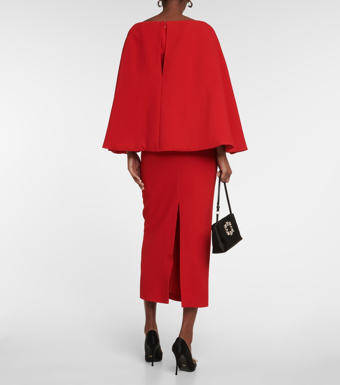 Midikleid Niesha aus Crêpe | Emilia Wickstead