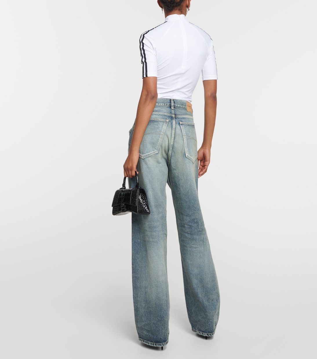 Jean ample à taille mi-haute | Balenciaga