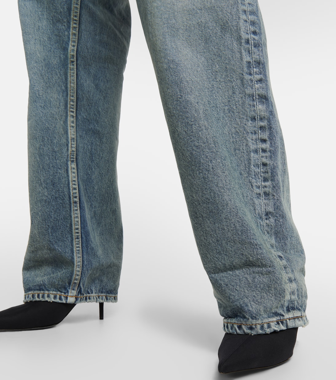 Jean ample à taille mi-haute | Balenciaga