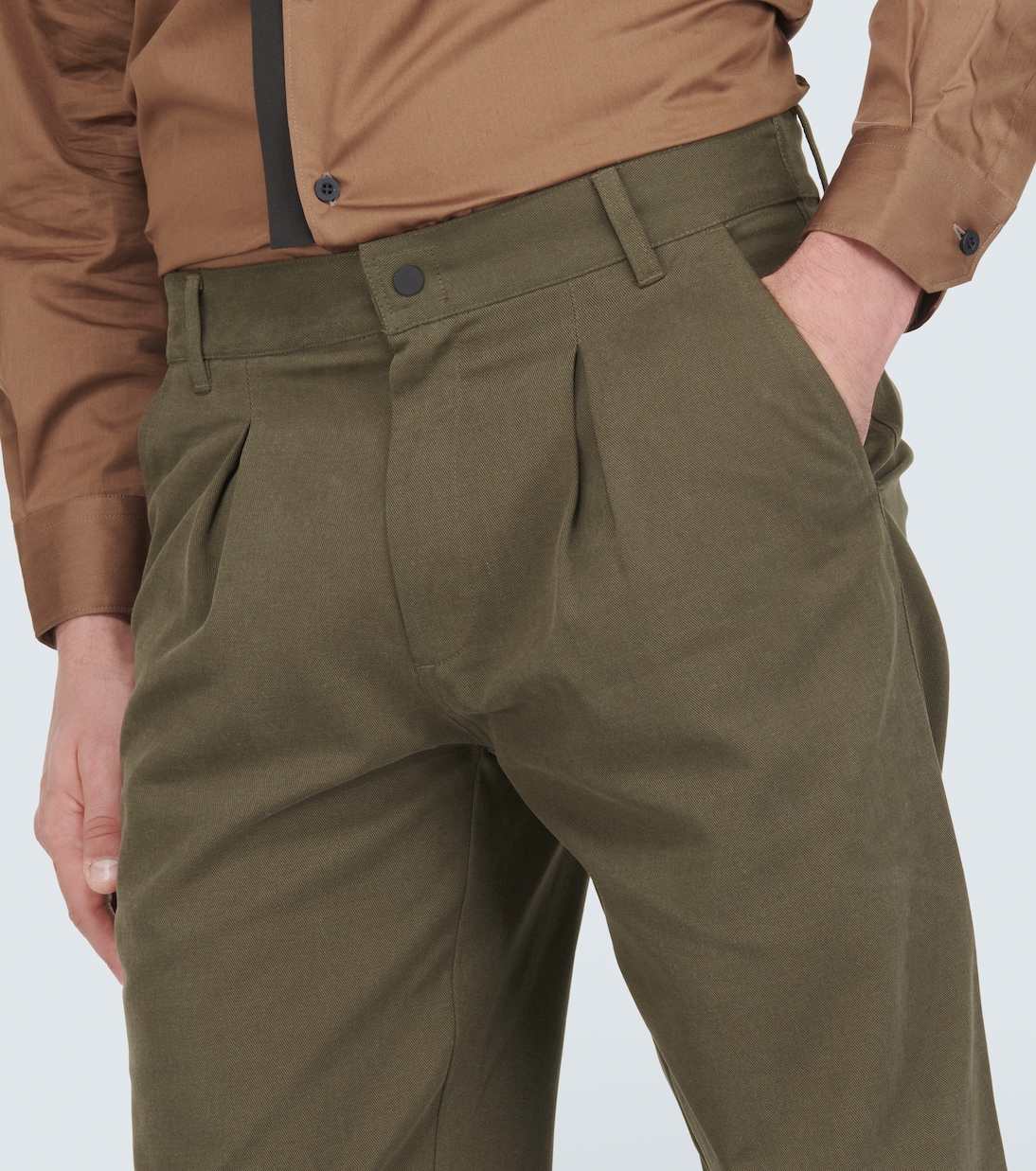 Boot cotton twill cargo pants | GR10K