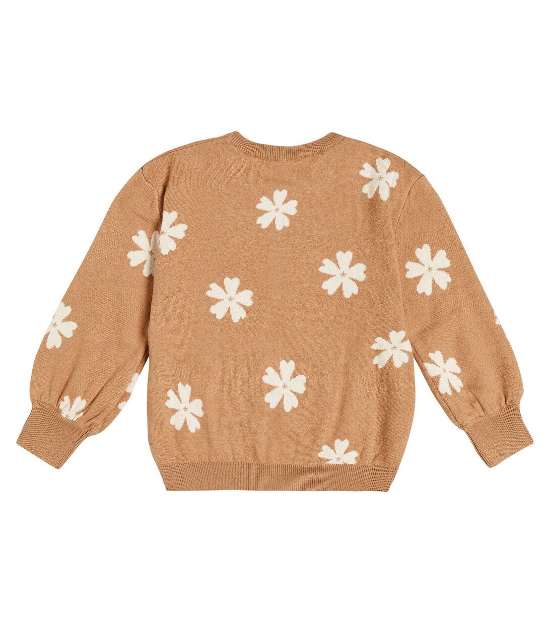 Floral cotton and wool sweater | Chloé Kids