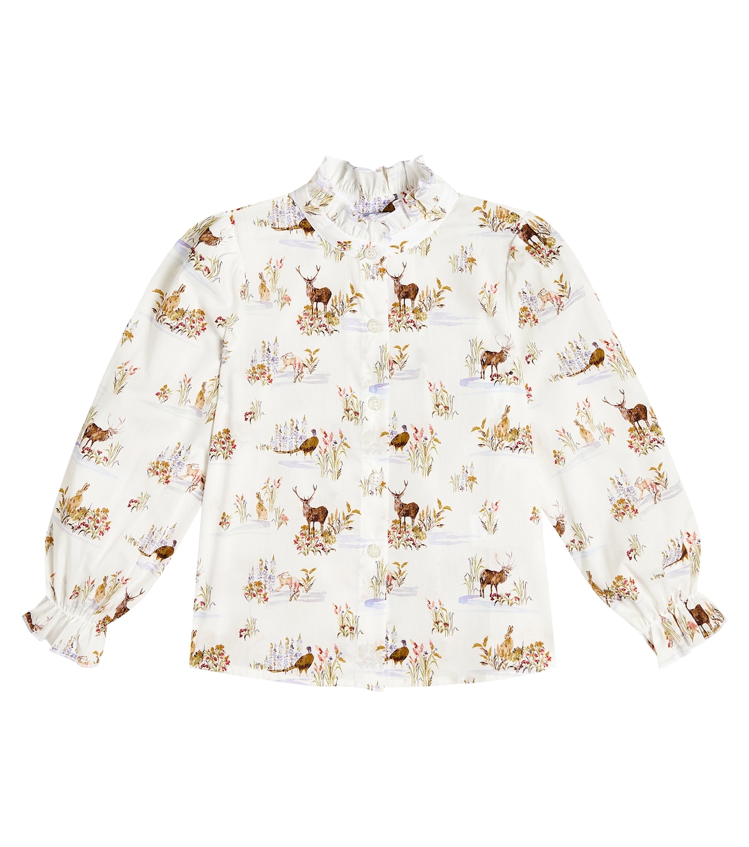 Printed cotton blouse | Paade Mode