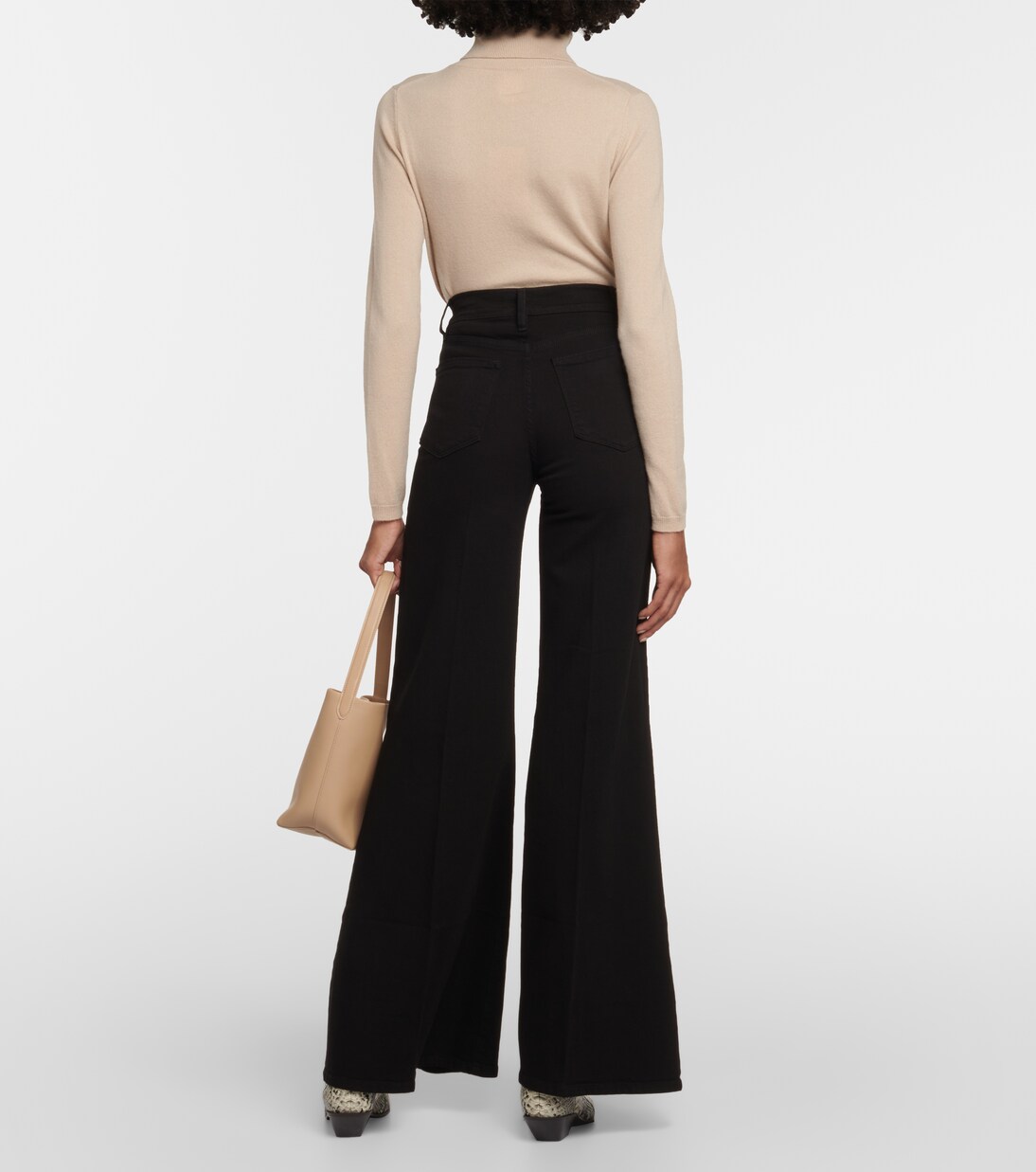 Le Palazzo high-rise flared jeans | Frame