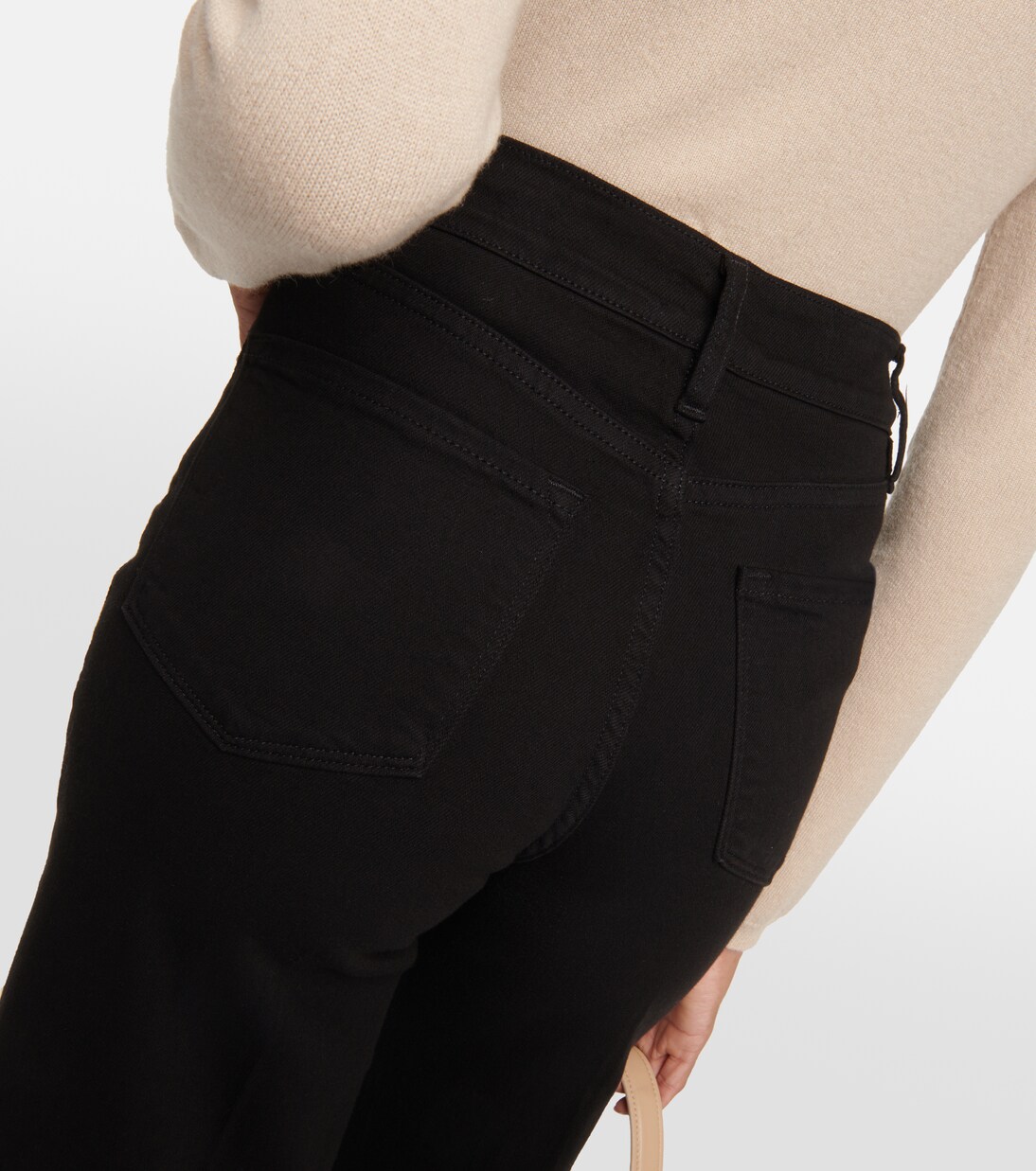 Le Palazzo high-rise flared jeans | Frame