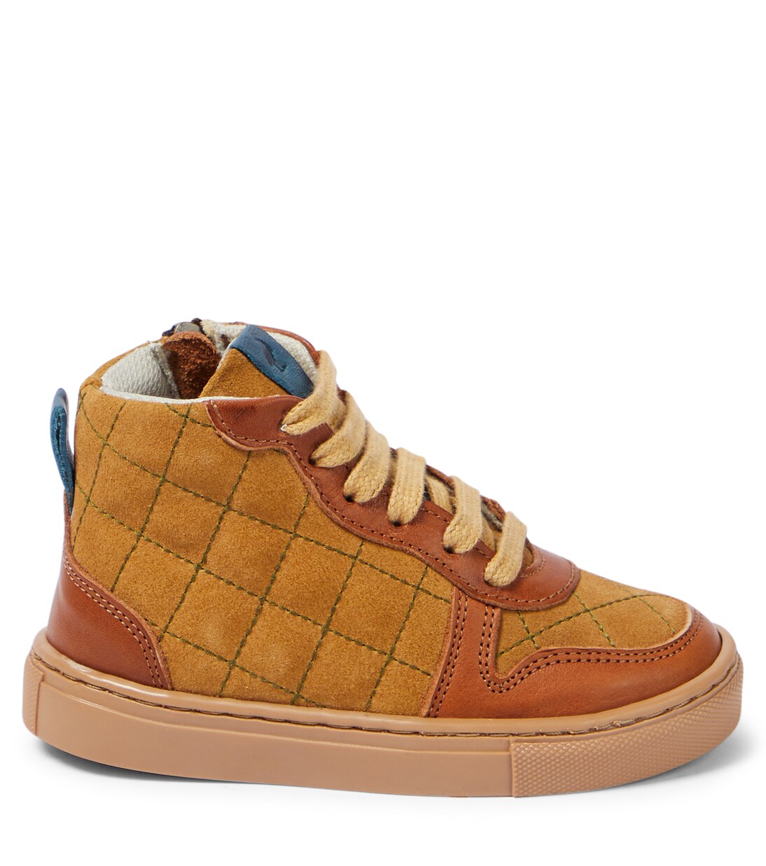 Quilted leather sneakers | Petit Nord