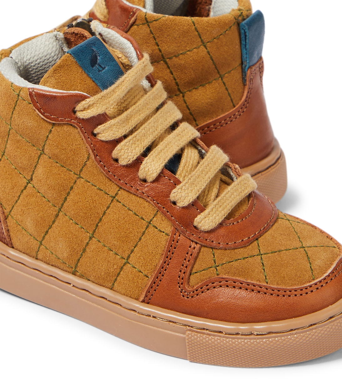 Quilted leather sneakers | Petit Nord