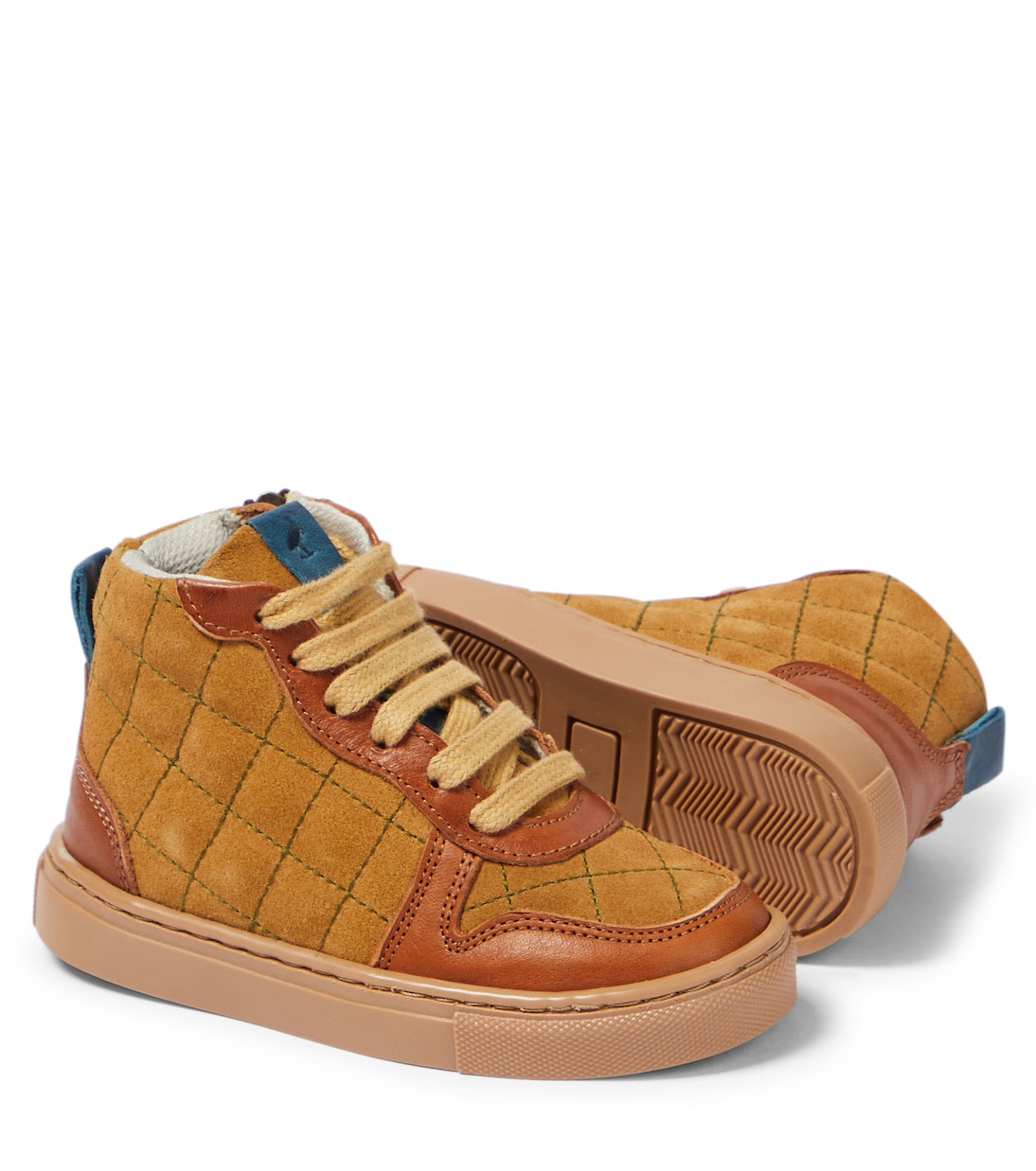 Quilted leather sneakers | Petit Nord