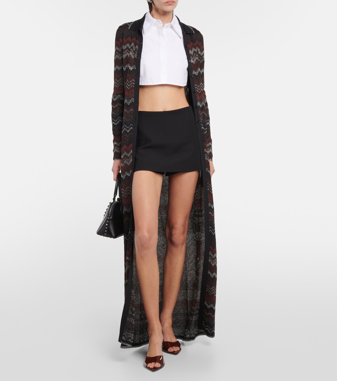 Pantoletten Elle 55 mit Lackleder | Gianvito Rossi