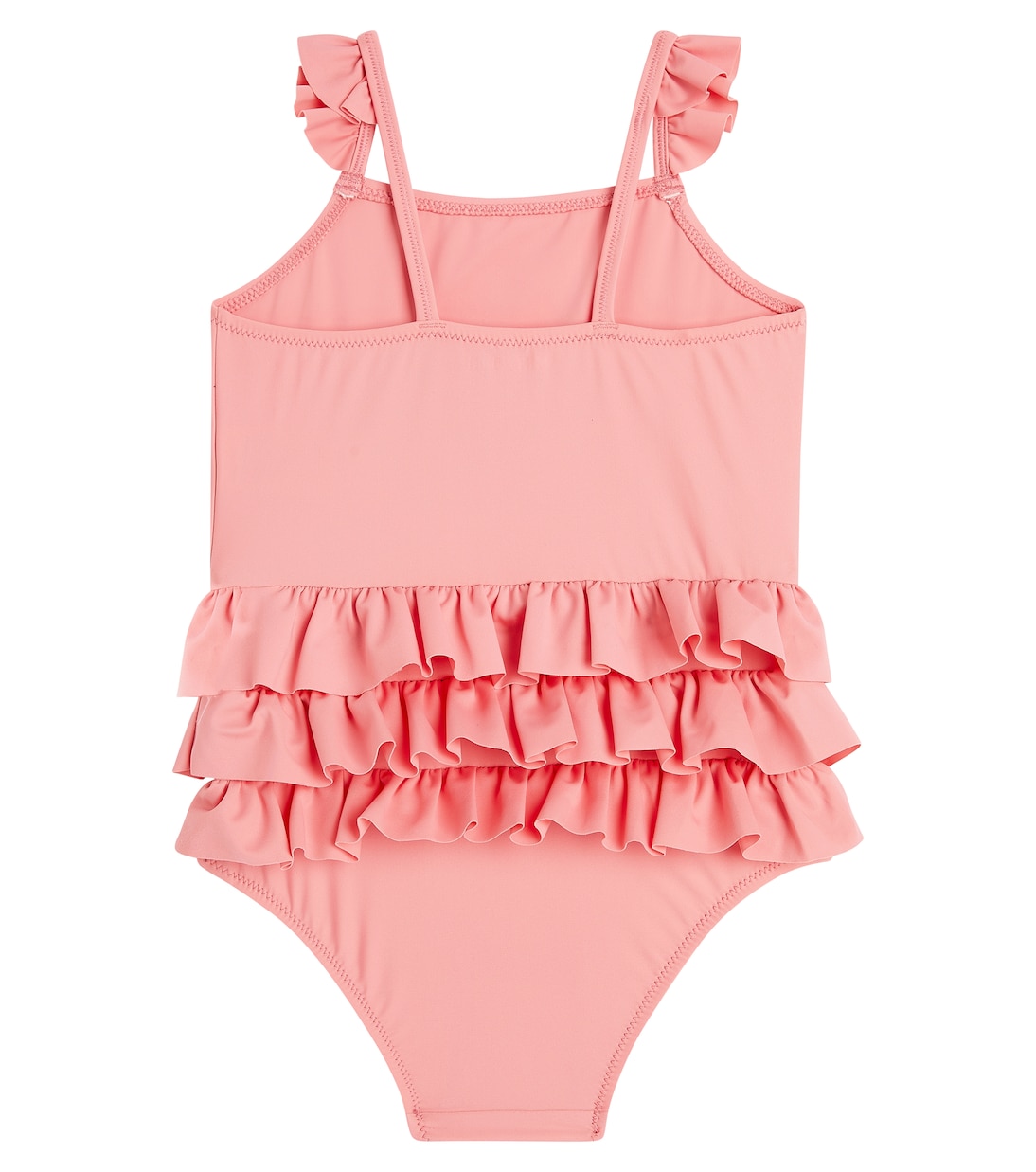 Printed ruffle-trimmed swimsuit | Mini Rodini