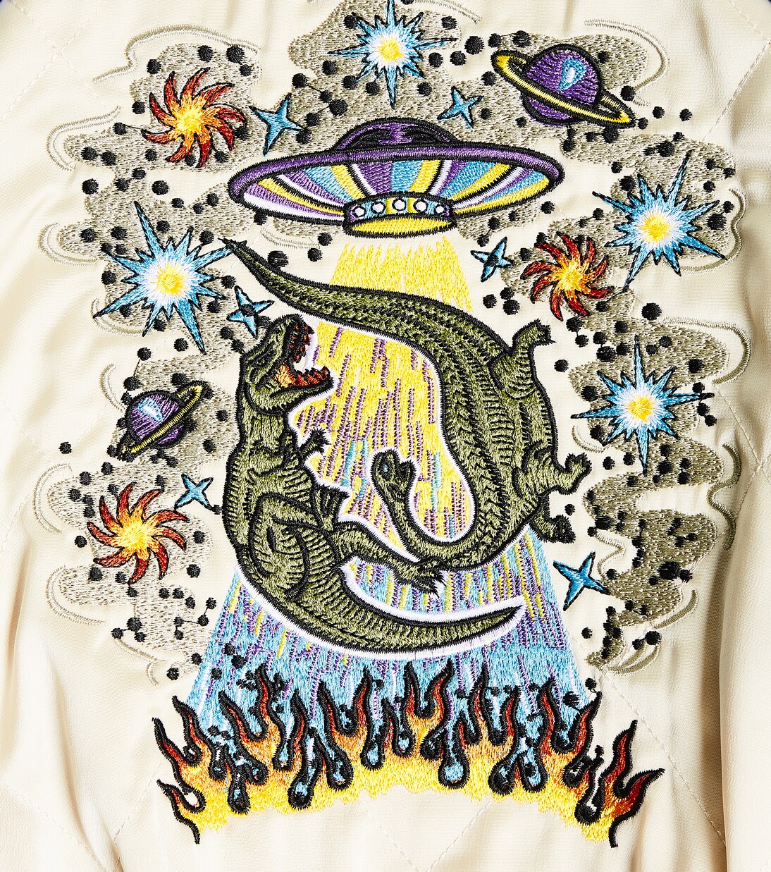 Haru embroidered satin bomber jacket | Molo