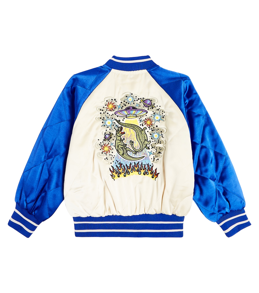 Haru embroidered satin bomber jacket | Molo