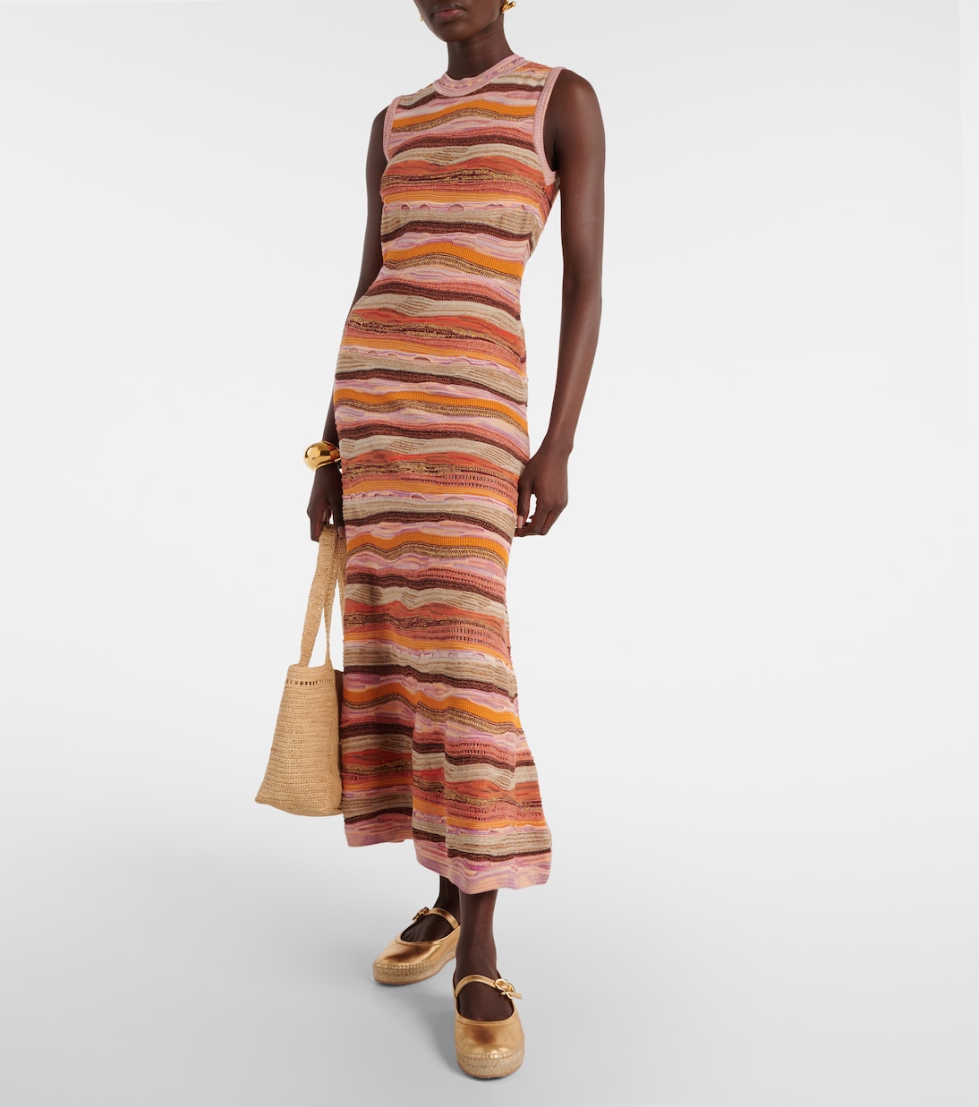 Elda metallic leather espadrilles | Gianvito Rossi