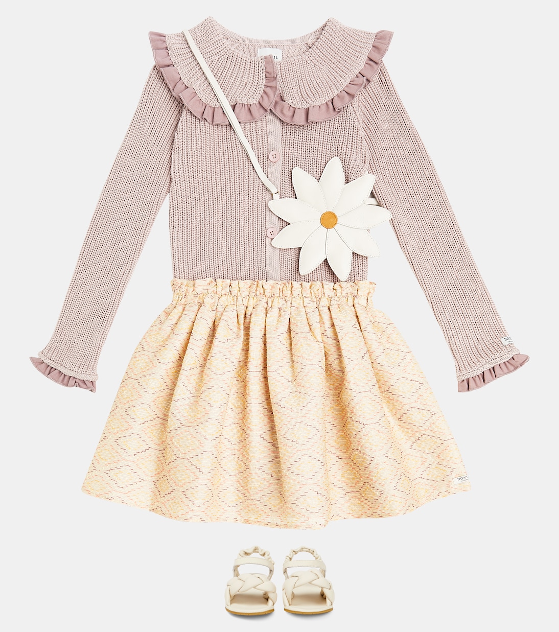 Diedee embroidered skirt | Donsje