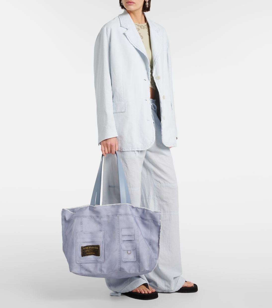 Cabas Midsummer Large en toile de coton | Acne Studios