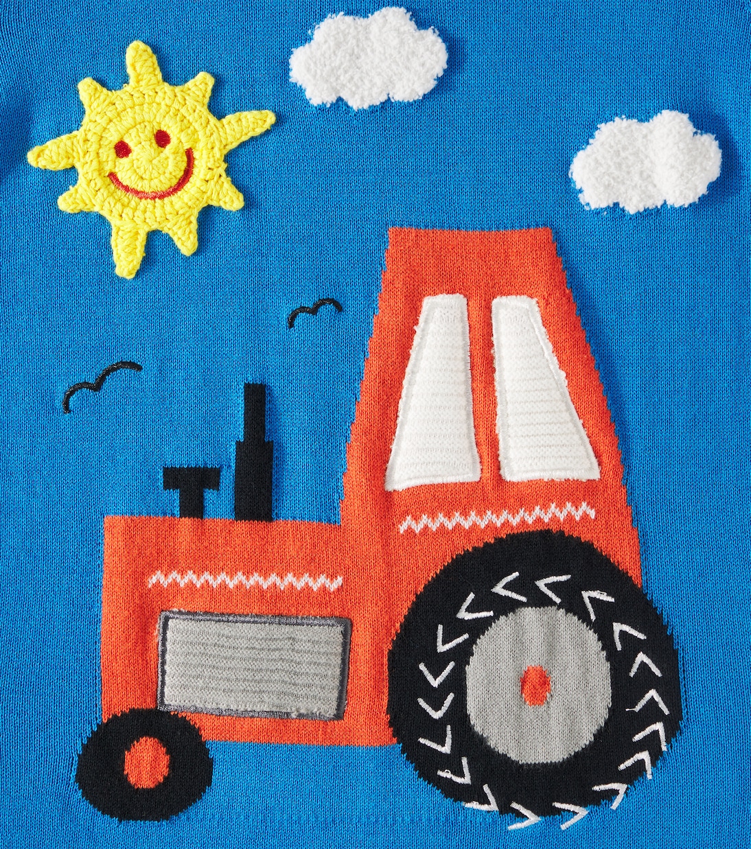 Jacquard cotton and wool sweater  | Stella McCartney Kids