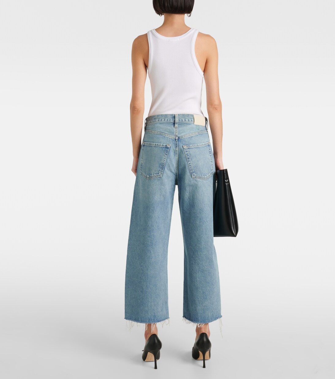 Mid-Rise Cropped Wide-Leg Jeans Ayla | Citizens of Humanity