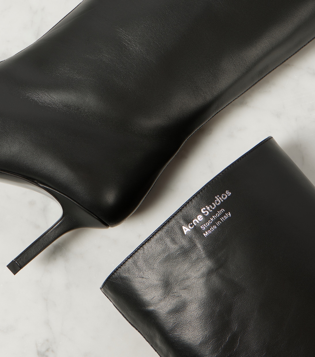Botas altas de piel | Acne Studios