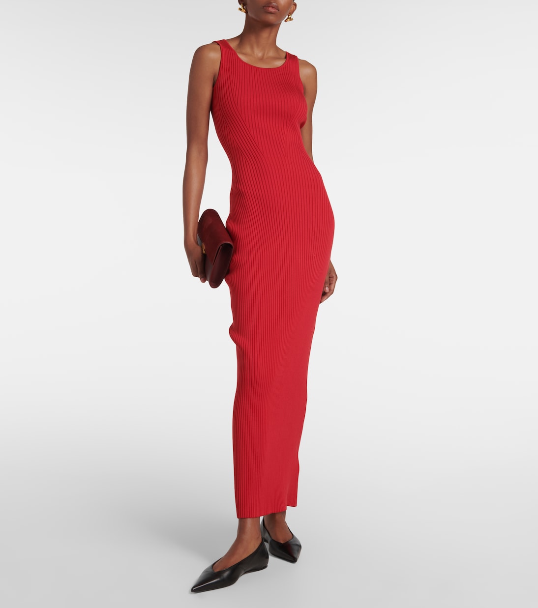 Abito lungo Davian in misto seta | Fforme