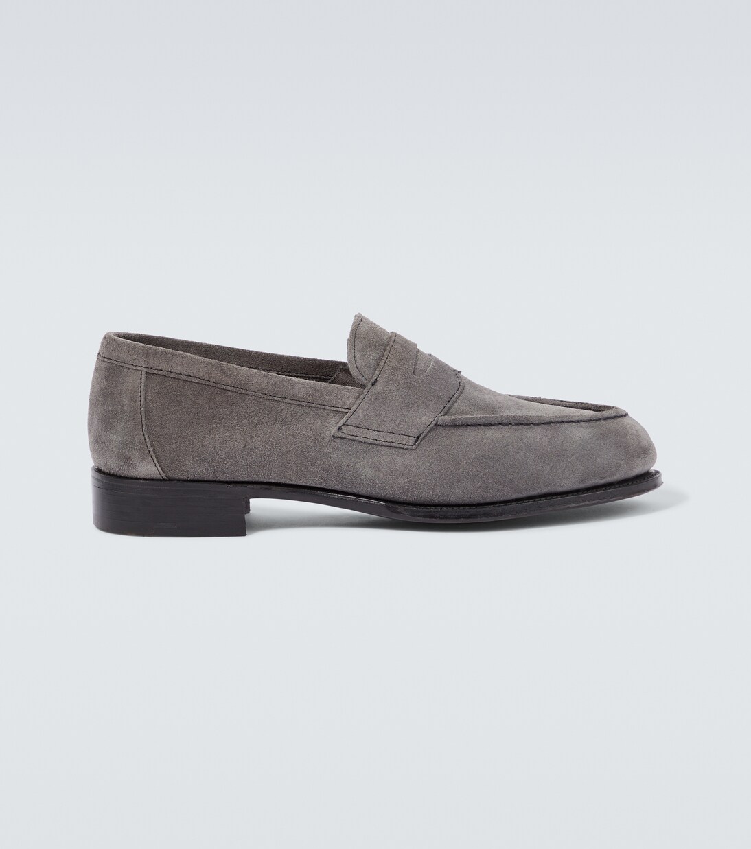Cannes suede penny loafers | George Cleverley
