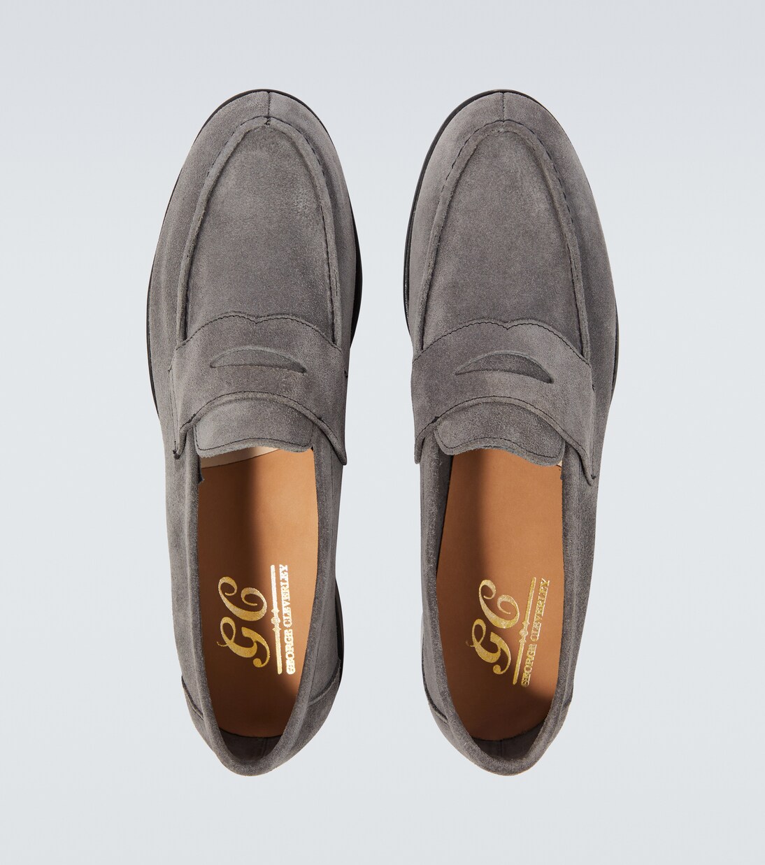 Cannes suede penny loafers | George Cleverley