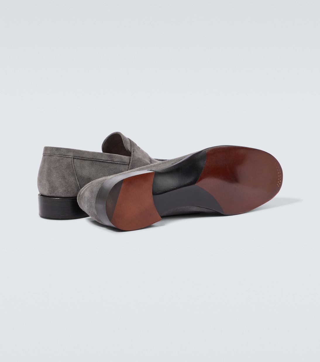 Cannes suede penny loafers | George Cleverley