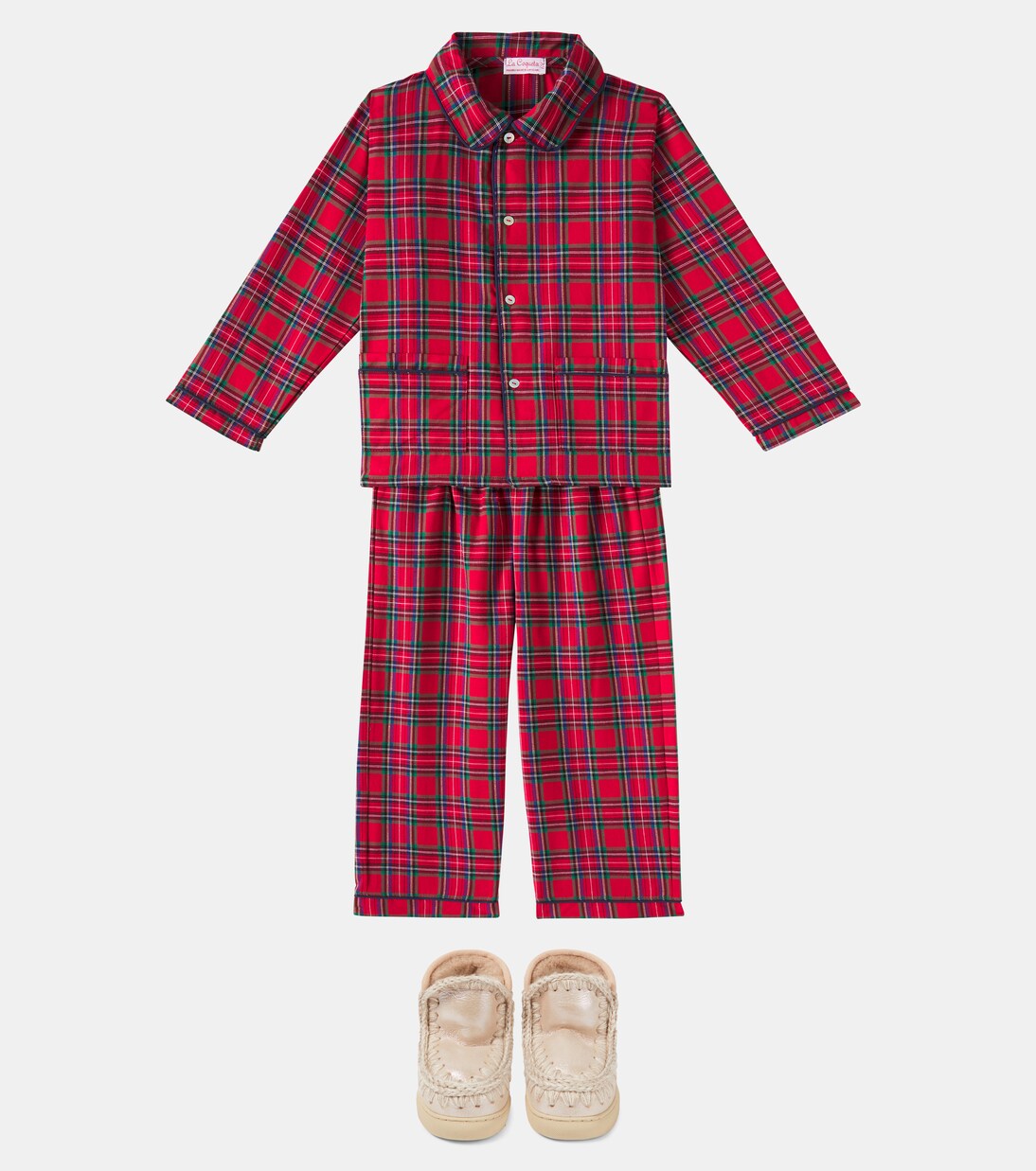 Glitter metallic leather boots | Mou Kids