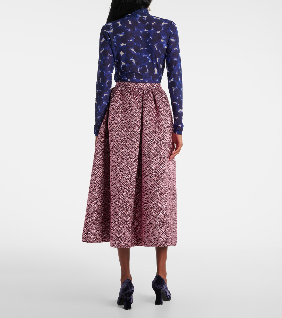 Midirock Soni aus Jacquard | Dries Van Noten