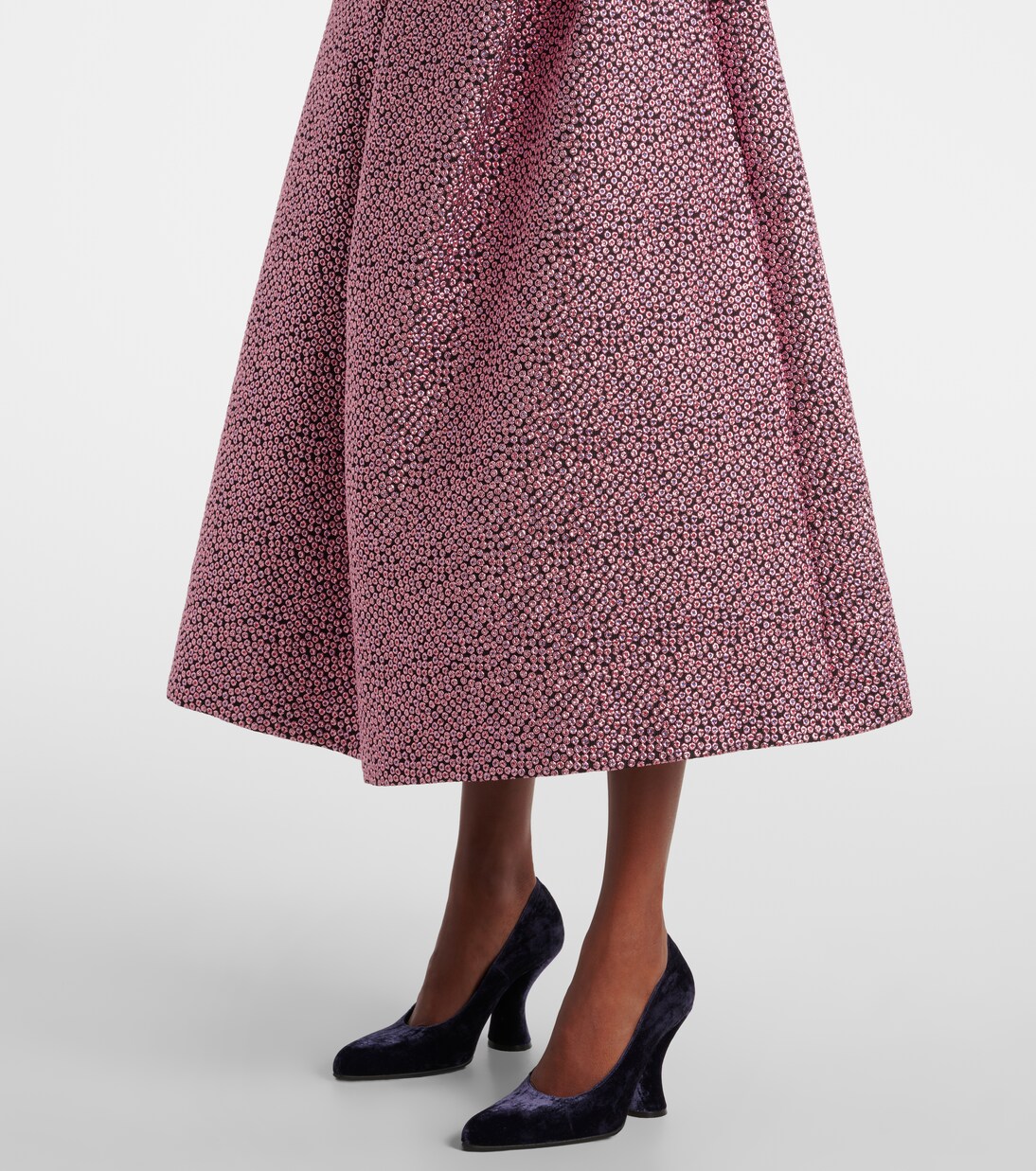 Midirock Soni aus Jacquard | Dries Van Noten