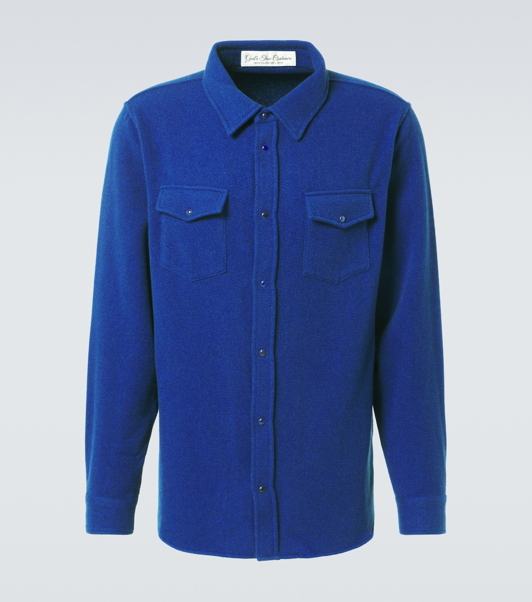 Hemd aus Kaschmir mit Lapislazuli | God's True Cashmere