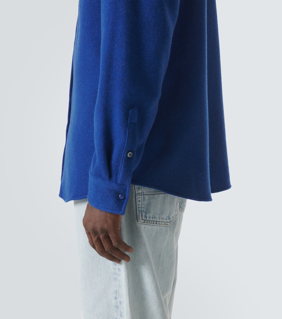 Hemd aus Kaschmir mit Lapislazuli | God's True Cashmere