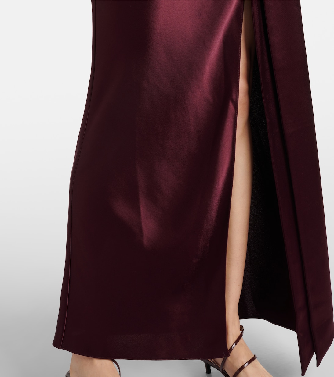Maxikleid Emilie aus Satin | Galvan