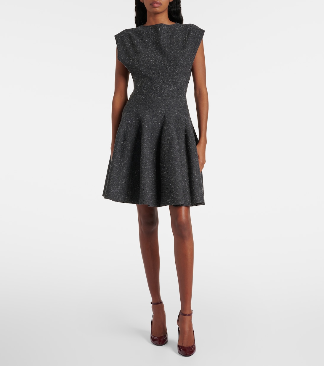 Minikleid Godet aus einem Seidengemisch | Alaïa