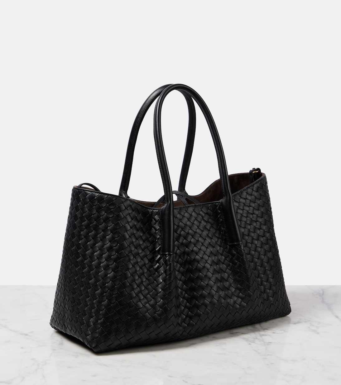 New Tote Intrecciato L号皮革托特包 | Bottega Veneta