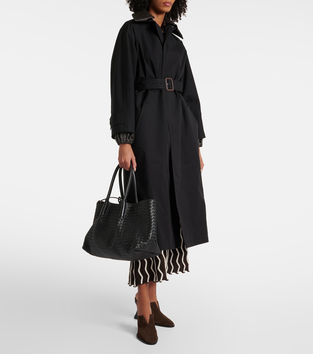 New Tote Intrecciato L号皮革托特包 | Bottega Veneta