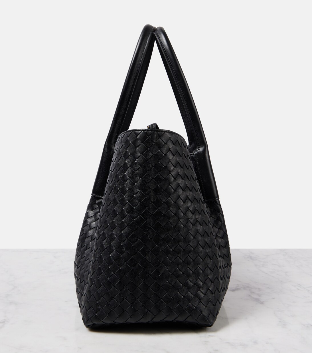 New Tote Intrecciato L号皮革托特包 | Bottega Veneta