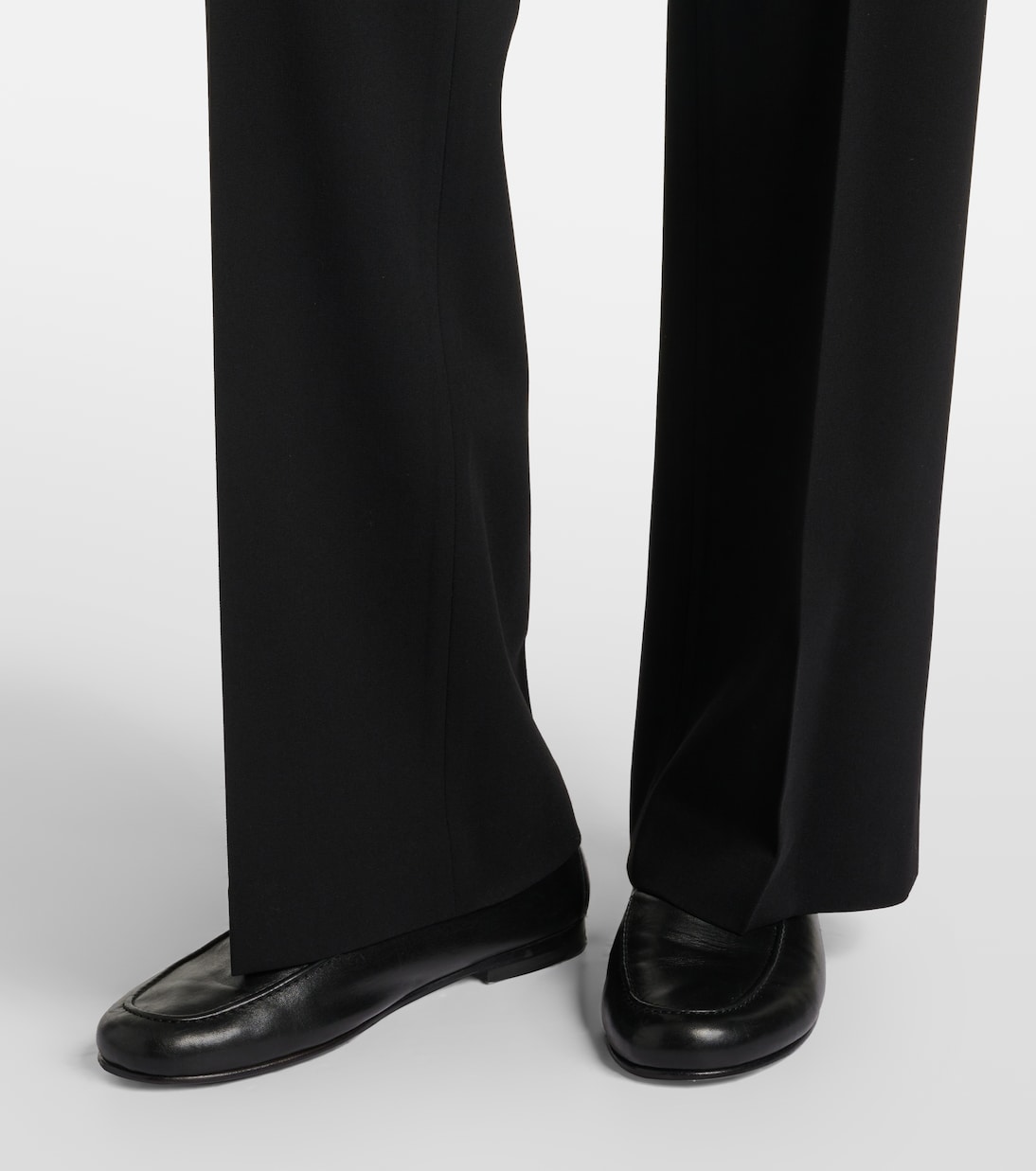 Dina wool-blend straight pants | The Row