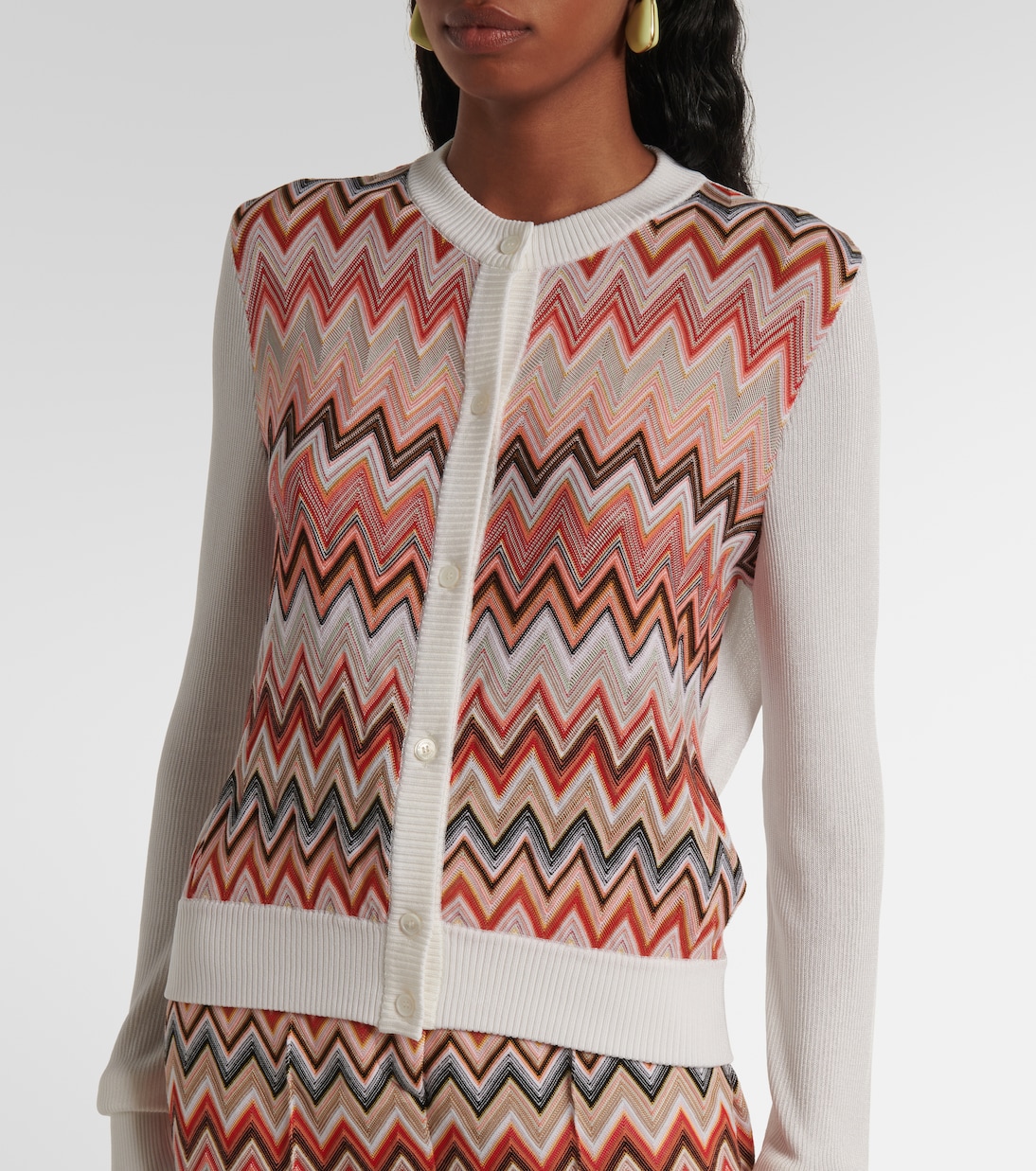 Cardigan mit Häkelstrick | Missoni