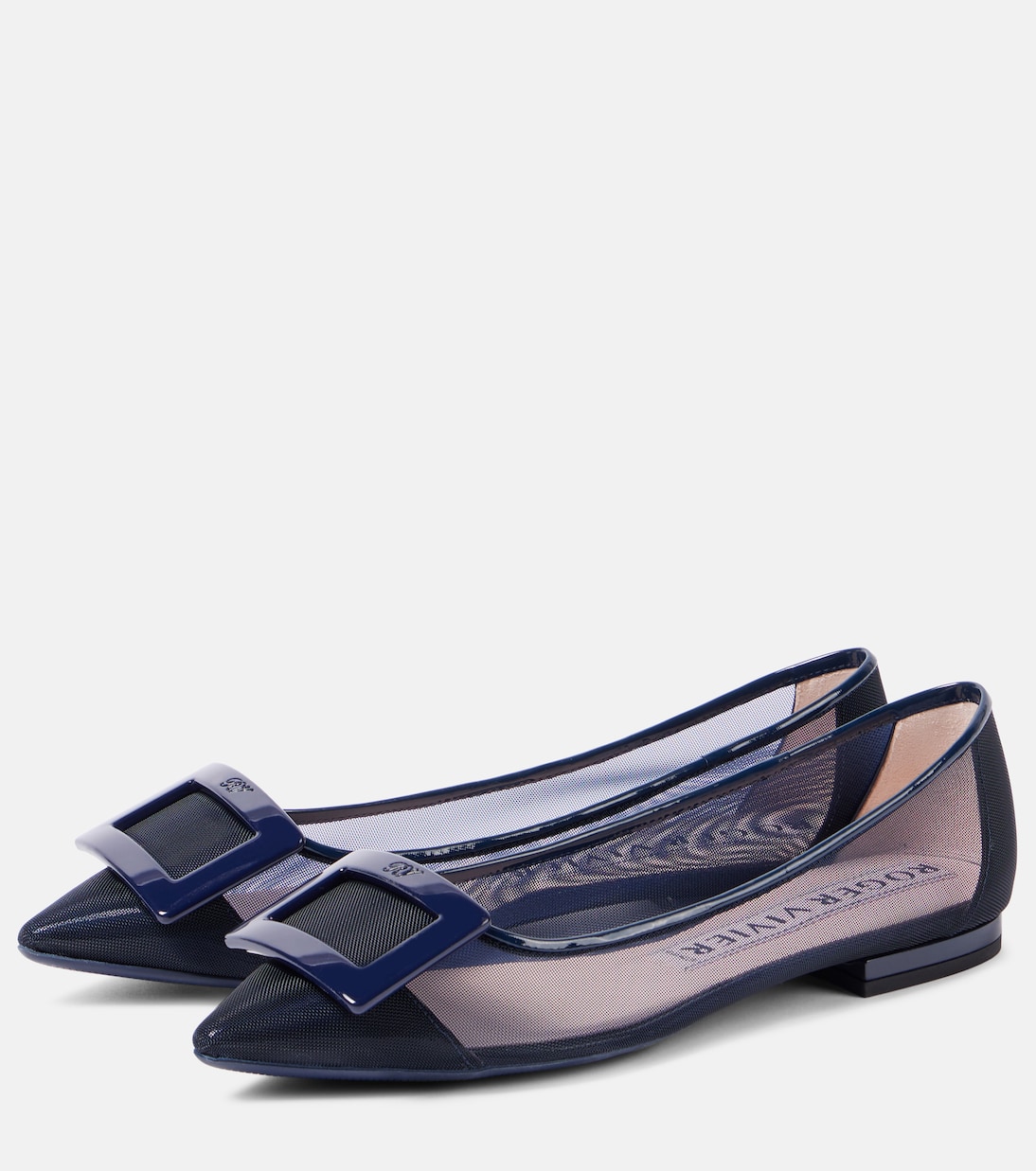 Gommettine mesh ballet flats | Roger Vivier