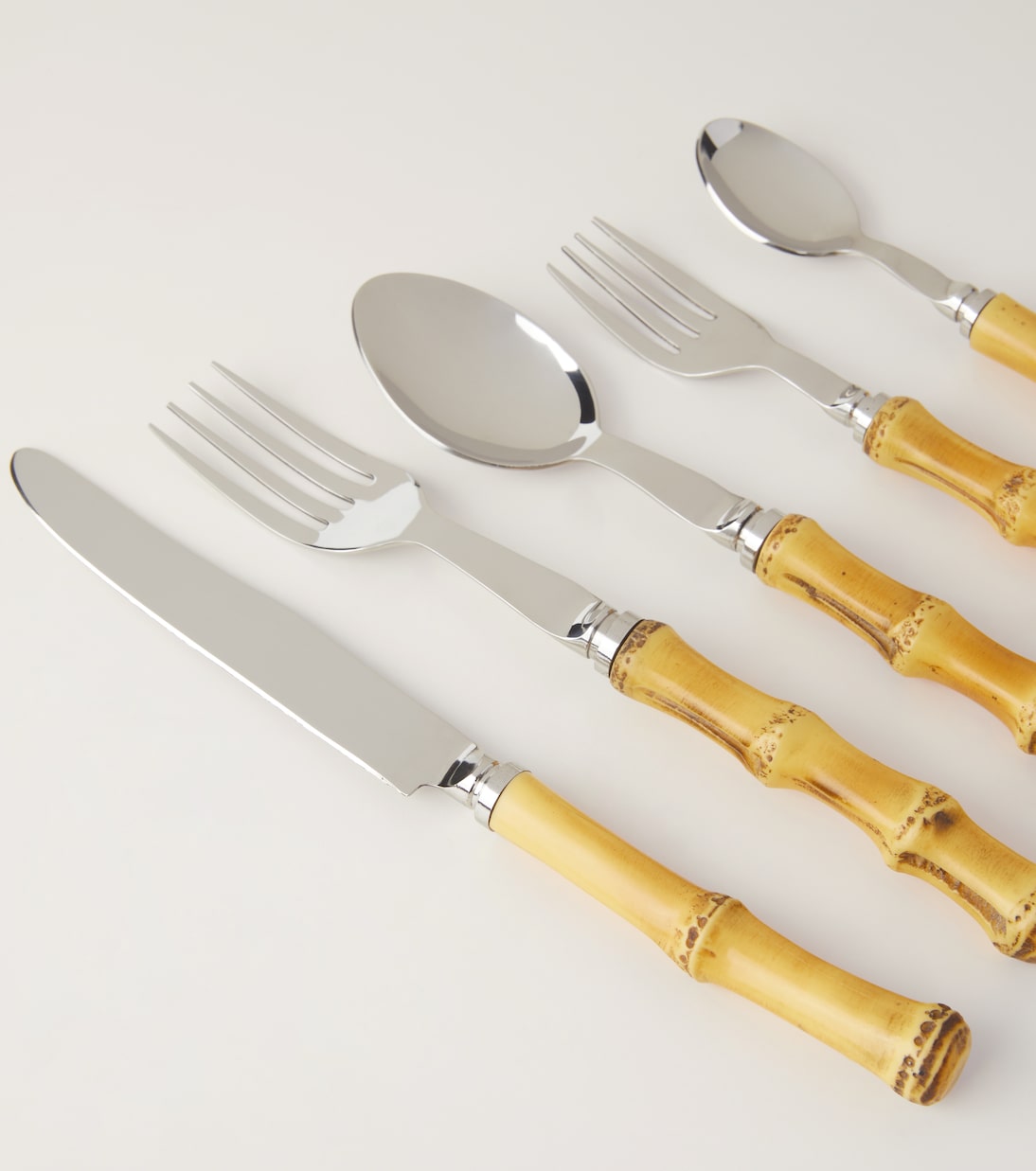 Bamboo 5-piece flatware set | Les-Ottomans