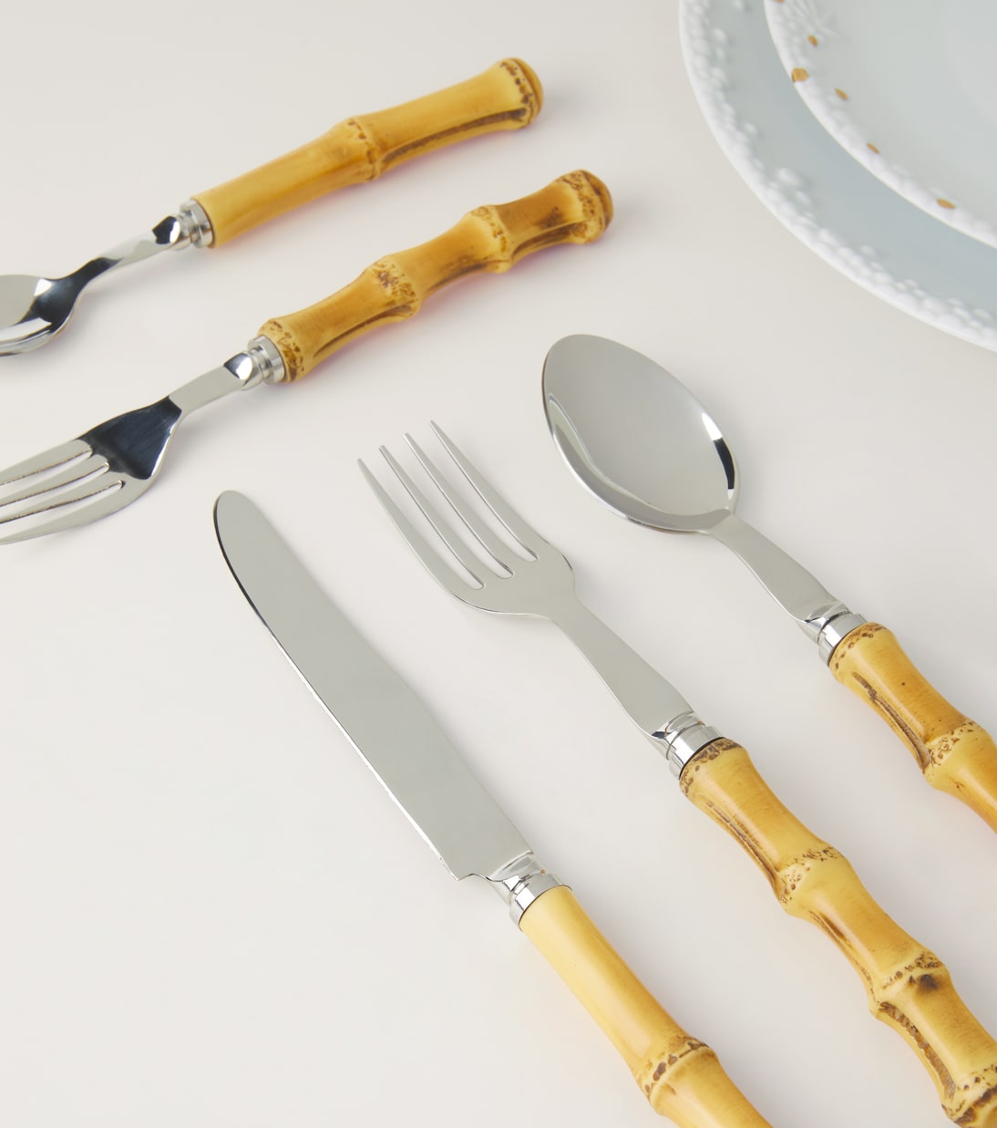 Bamboo 5-piece flatware set | Les-Ottomans