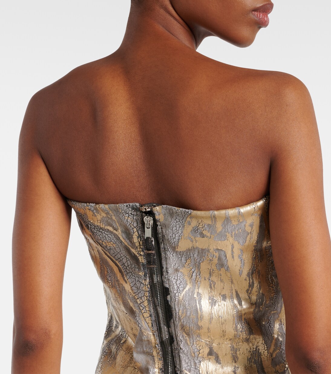 Bustier-Top aus Denim | Rick Owens