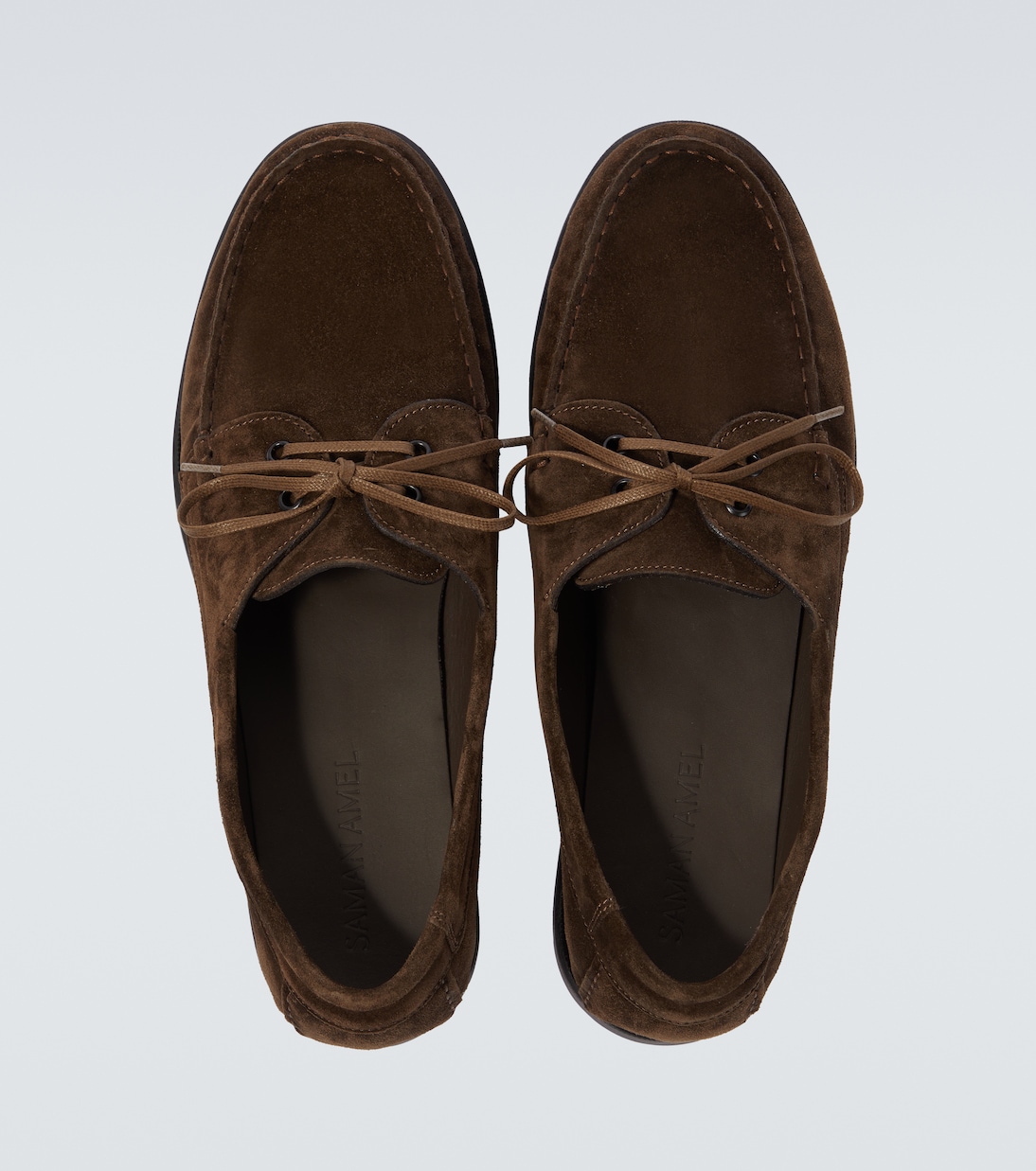 City Moc suede boat shoes | Saman Amel