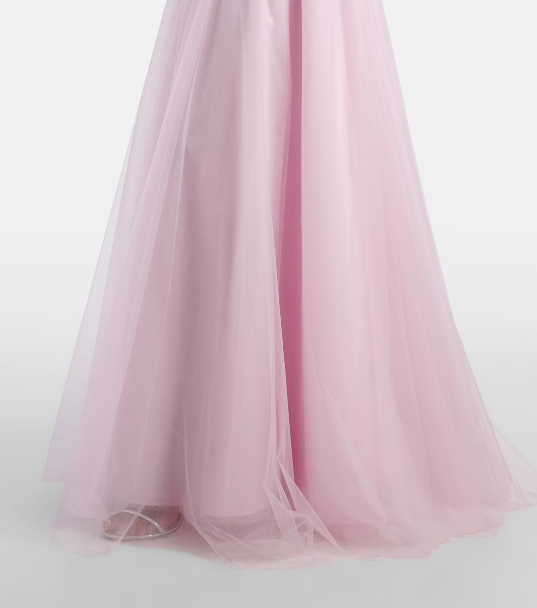 Edra embellished tulle bustier gown | Costarellos