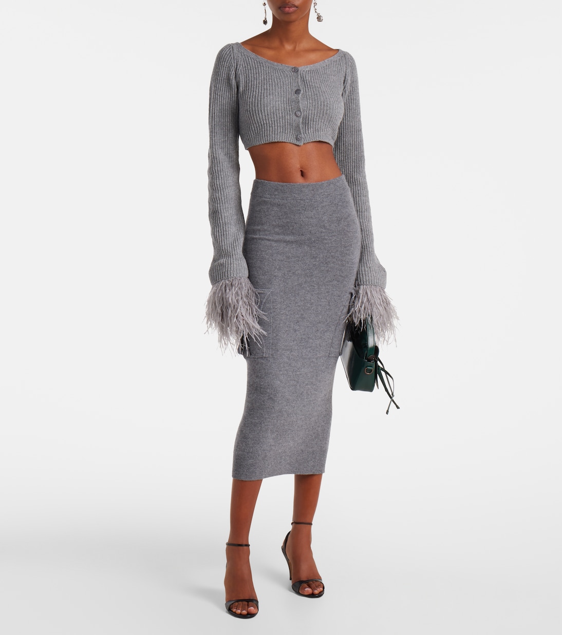 Bleistiftrock aus Wolle | Blumarine